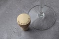 Personalised Bottle Stopper, Personalized Wine Bottle Cork, Customised Handmade Solid Brass Bottle Stop, Anniversary present Wine lover Gift