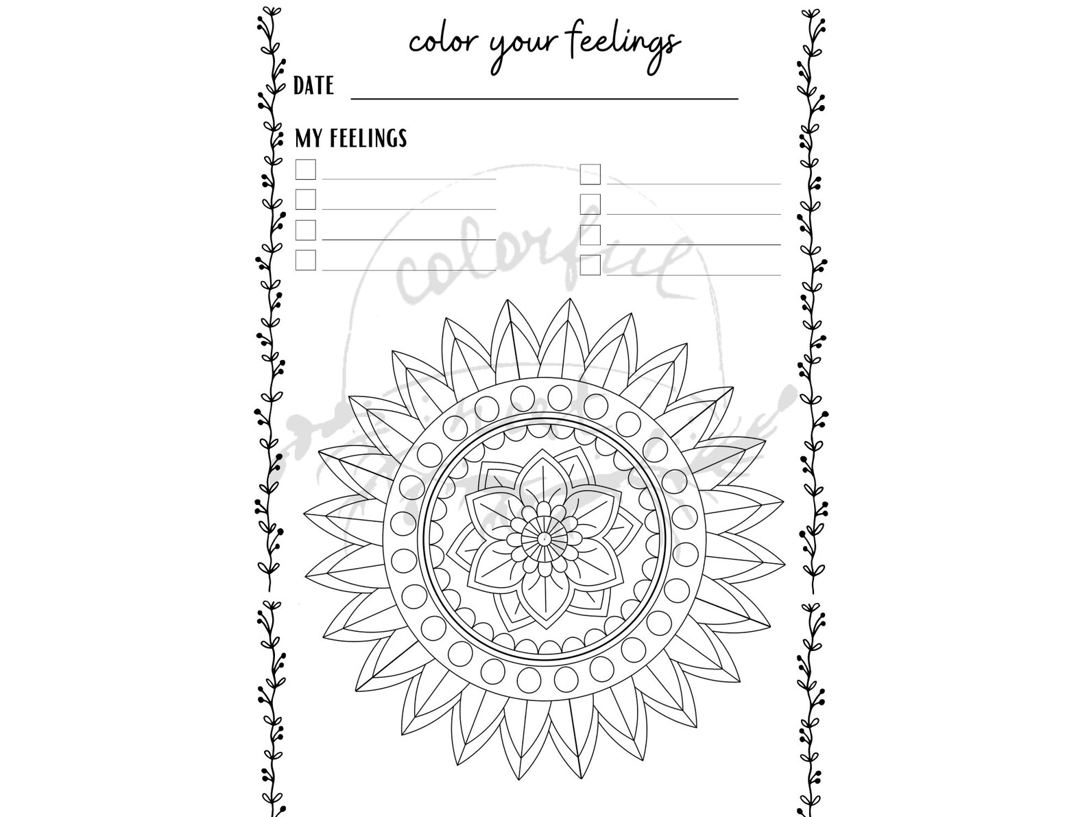 Art Therapy Worksheets Mandalas Mental Health Worksheets | My XXX Hot Girl