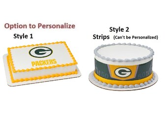 packers cake topper etsy