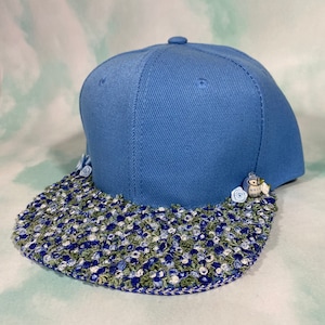 Kleiner Junge Blau Personalisierte SnapBack Ball Cap