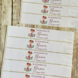 Etichette per MINI NUTELLA - Nascita, Baby Shower, Battesimo, è nato/a