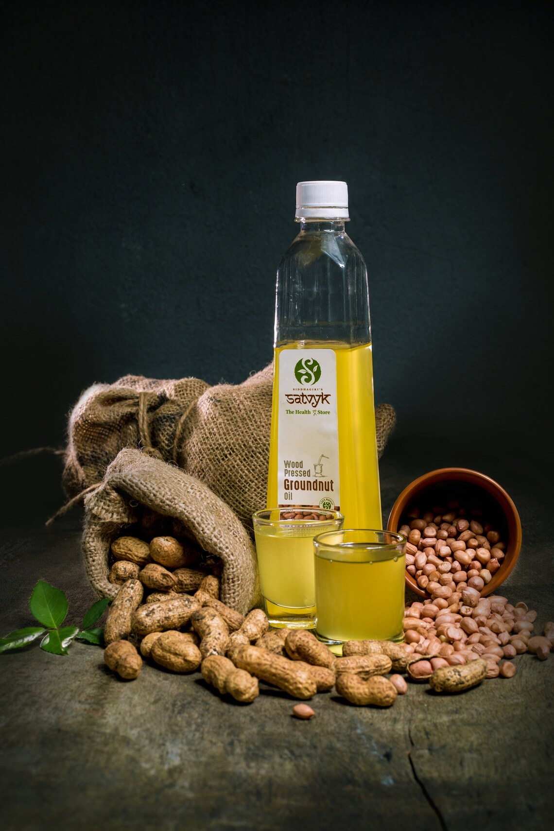 Satvyk's Organic Wood-Pressed Groundnut Oil 1000ml | Etsy