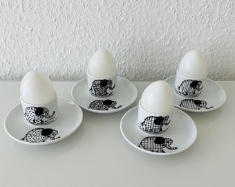 Eierbecher, Unterteller 1 Stück, aus Kollektion „Elefanten“