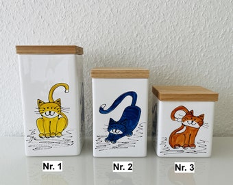 Vorratsdose für Kaffee, Tee, Mehl, Zucker...aus Kollektion „Katzen“