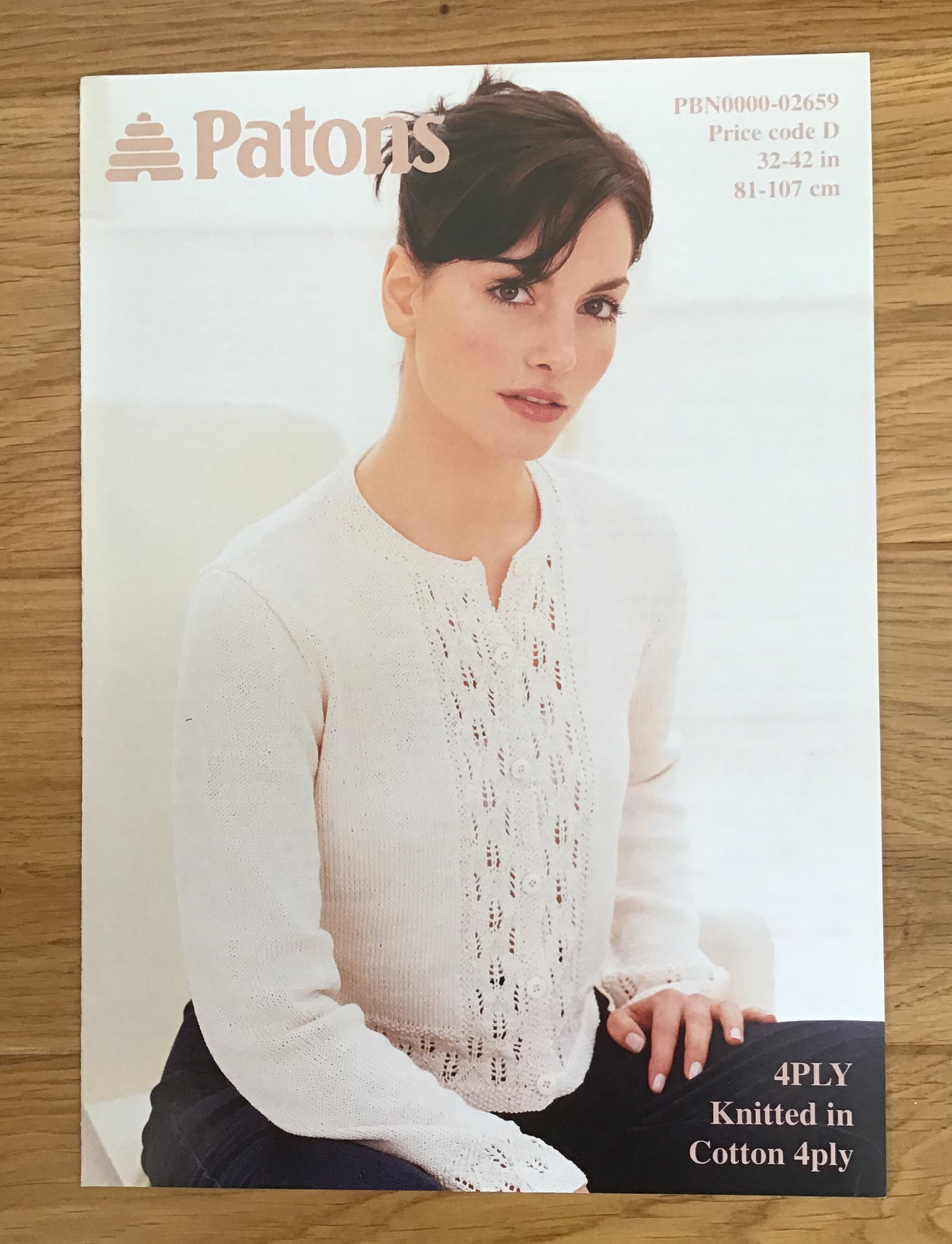 Patons Knitting Pattern For Ladies Cardigan Etsy