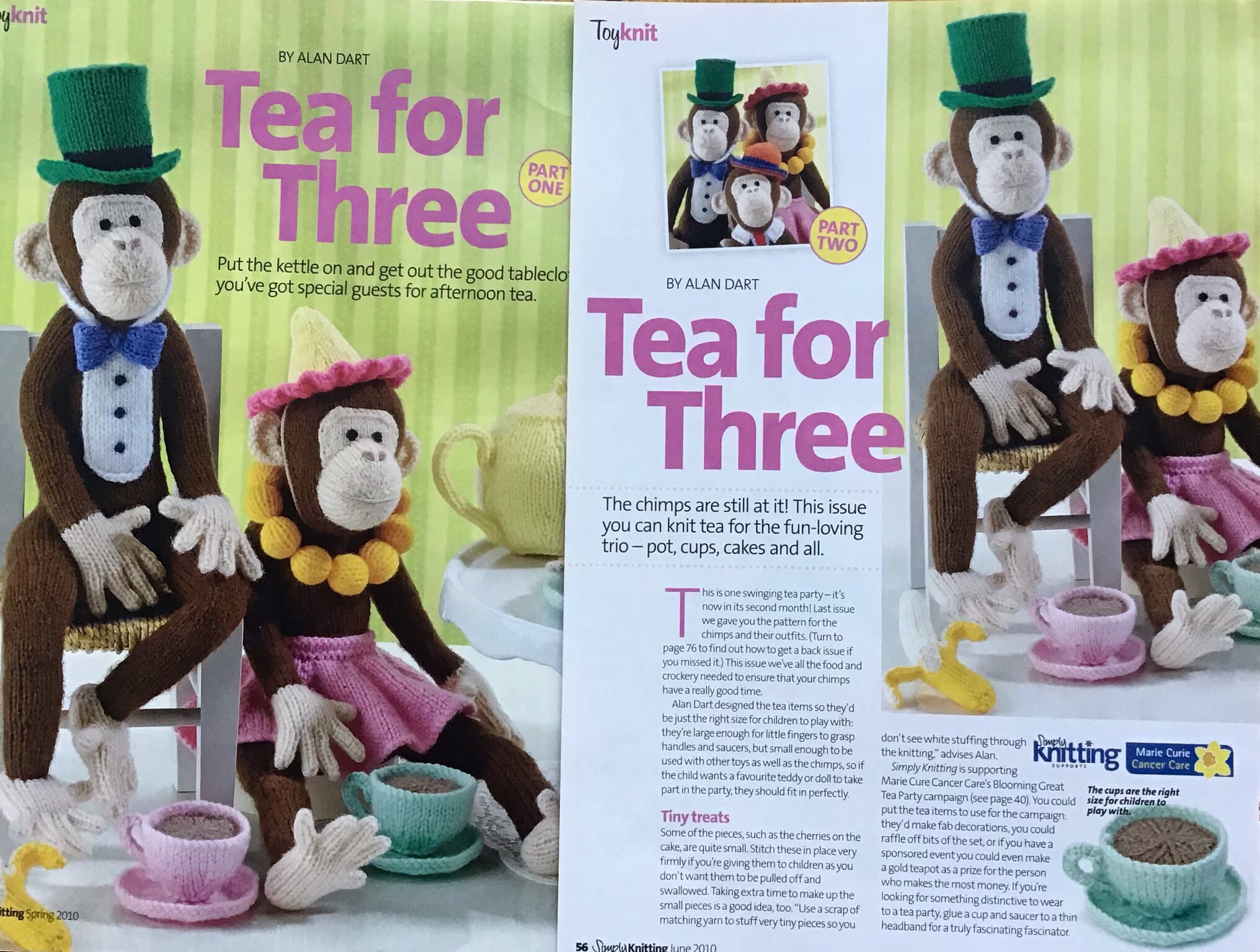 TEA FOR THREE Put the Kettle On ALAN DART Knitting Pattern TEA FOR THREE Put the Kettle On ALAN DART Knitting Pattern
