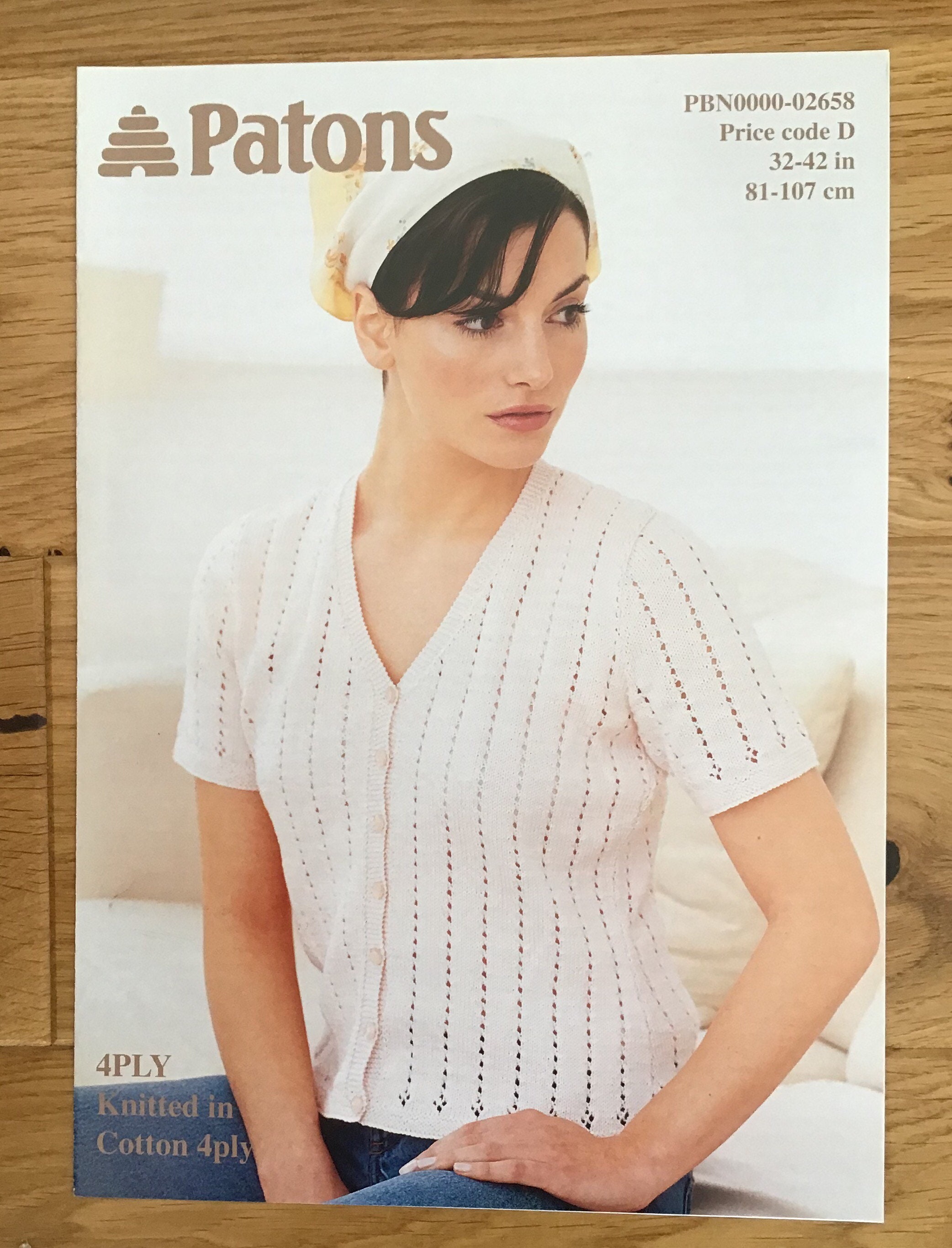 Patons Knitting Pattern For Ladies Cardigan Etsy