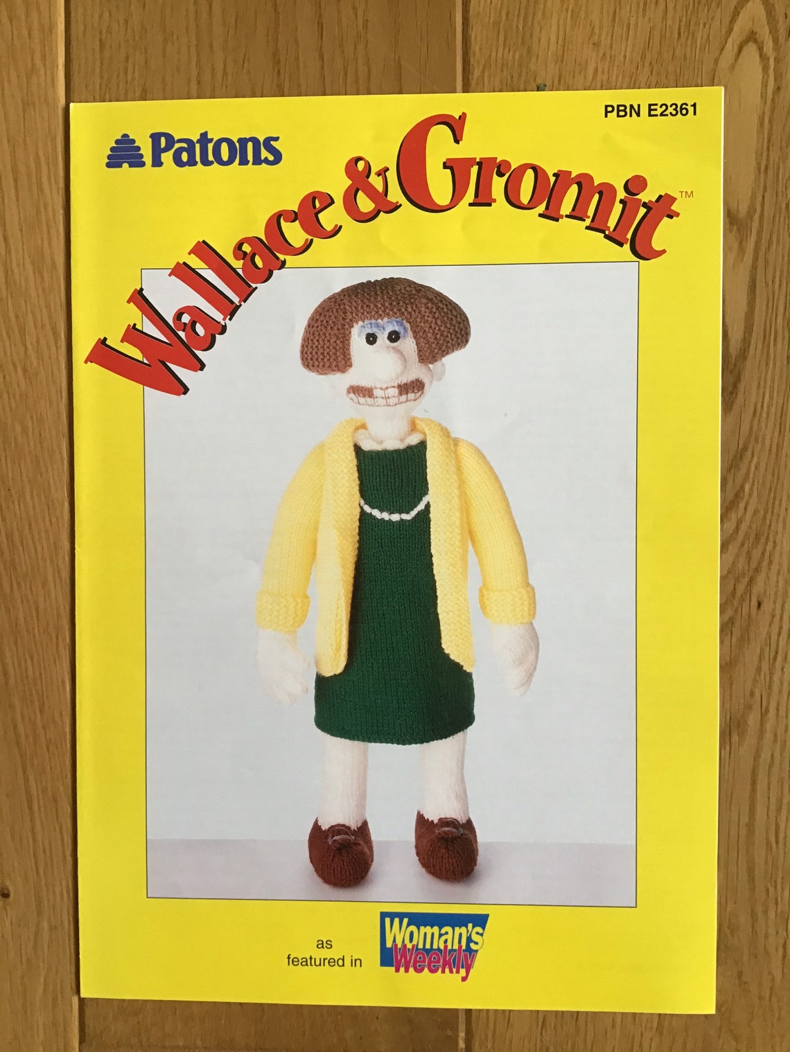 Knitting Pattern for Wallace and Gromit Wendolene Toy by Etsy Hong Kong
