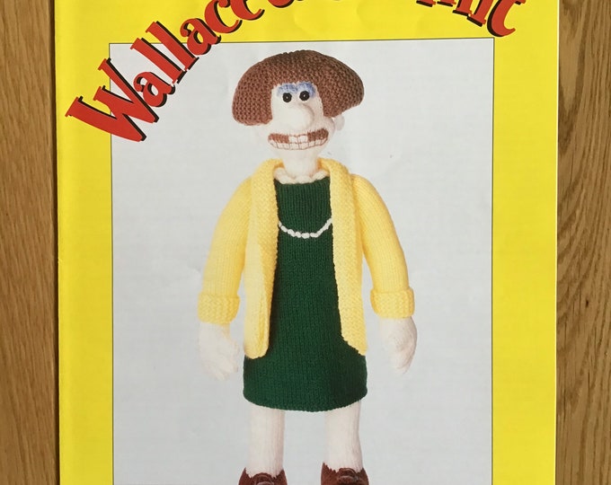 Knitting Pattern for Wallace and Gromit Wendolene Toy by Alan Dart Etsy