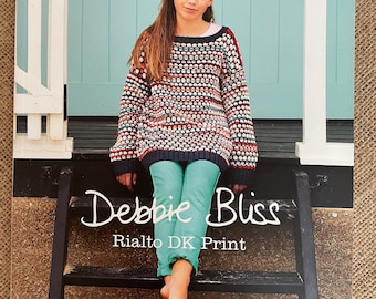 Debbie Bliss Knitting Pattern Book - Rialto DK Print