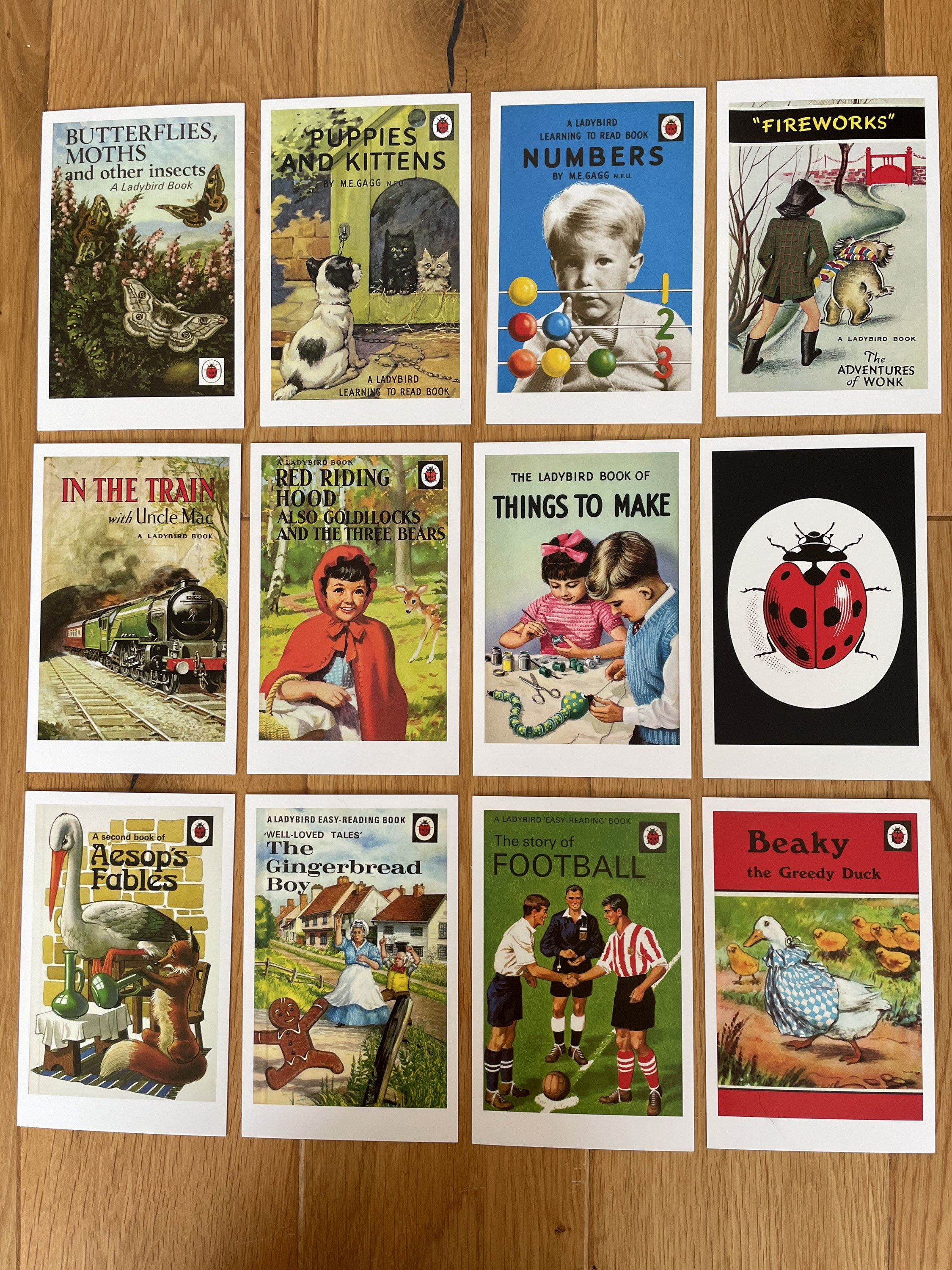 Set Of 12 Ladybird Book Cover Postcards Etsy