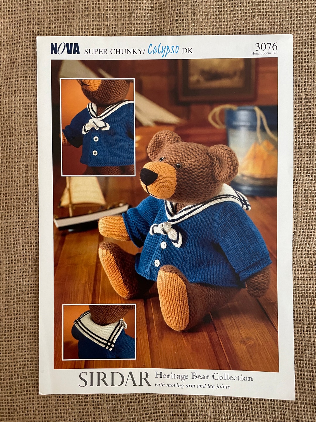 Alan Dart Knitting Pattern for Heritage Bear Knitting Pattern Etsy