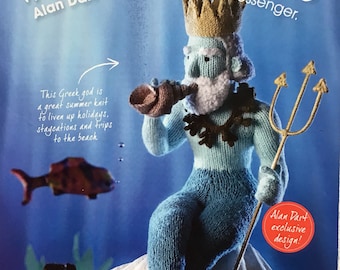 Alan Dart Knitting Pattern For Triton the Herald Mythical Marine Messenger