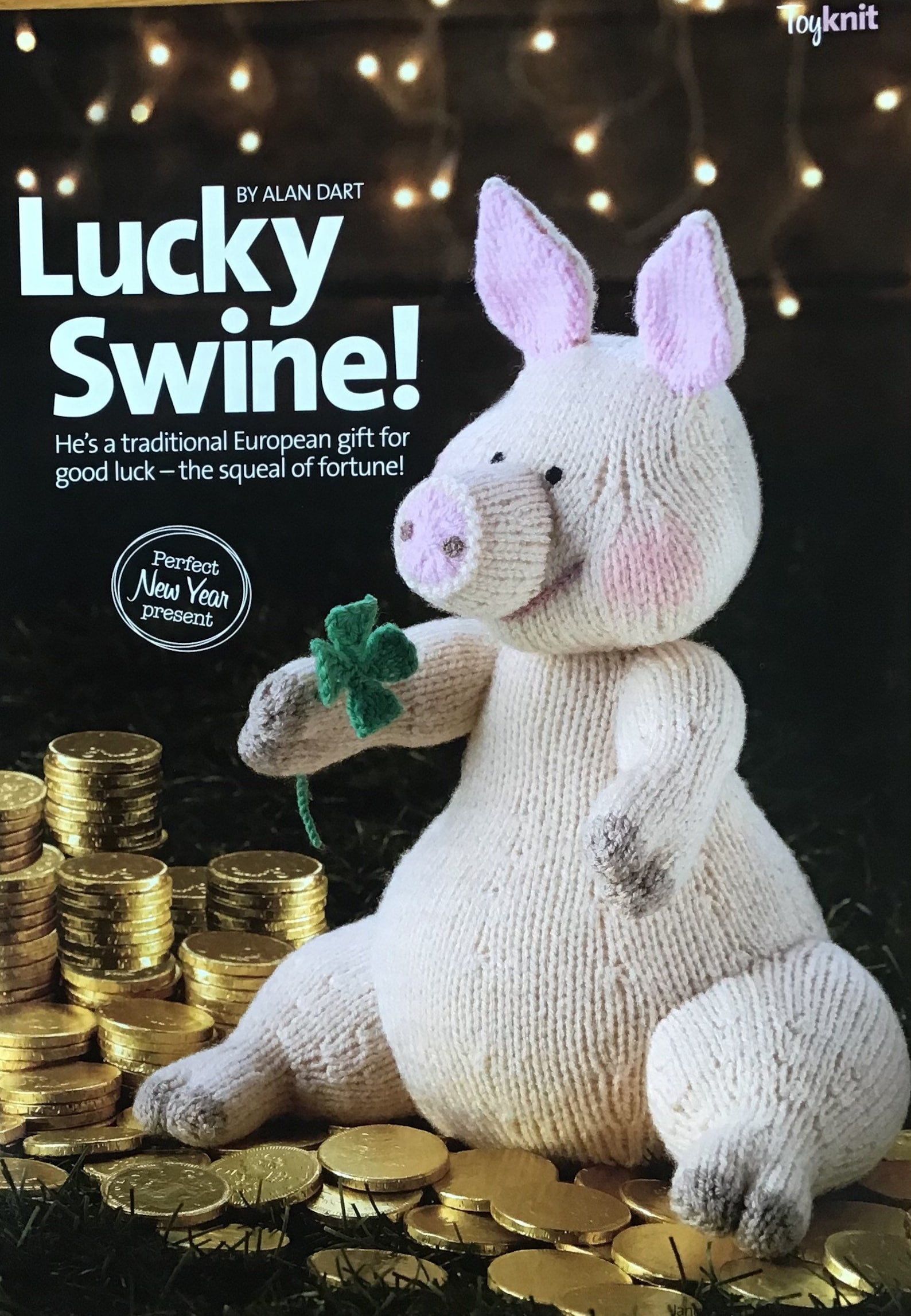 Alan Dart Knitting Pattern for Lucky Swine Etsy