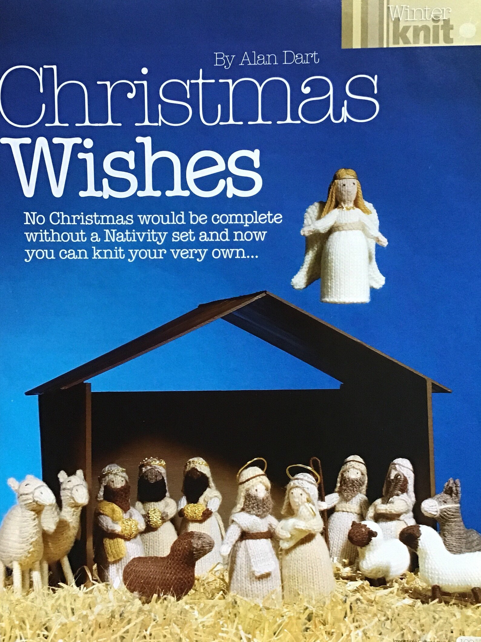Alan Dart Knitting Pattern for Christmas Wishes Nativity Etsy