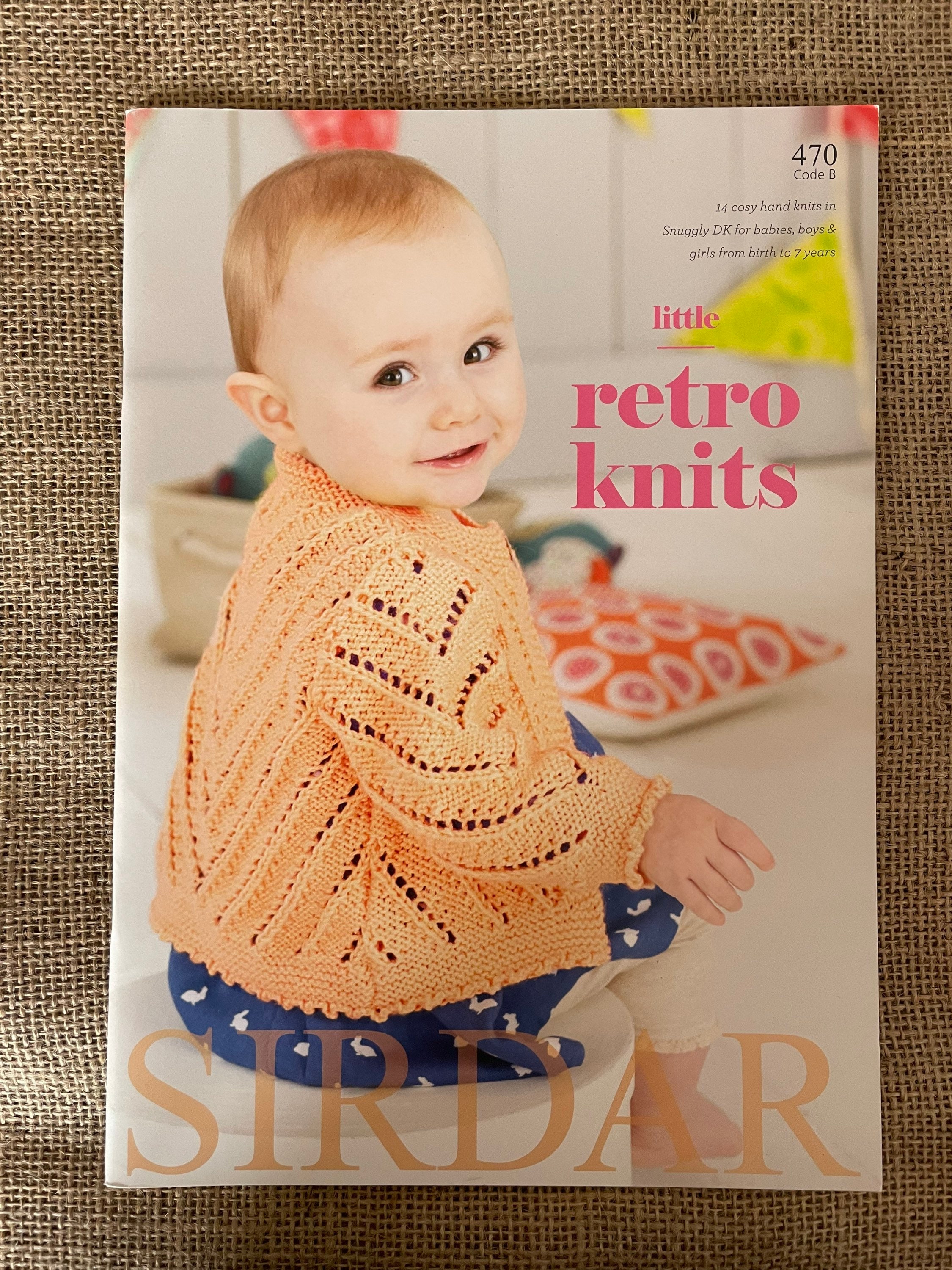 Sirdar Knitting Pattern Book Little Retro Knits Knitting Book Etsy