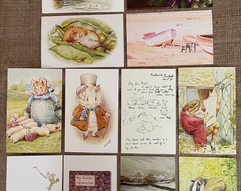 Set Of 12 Beatrix Potter Postcards