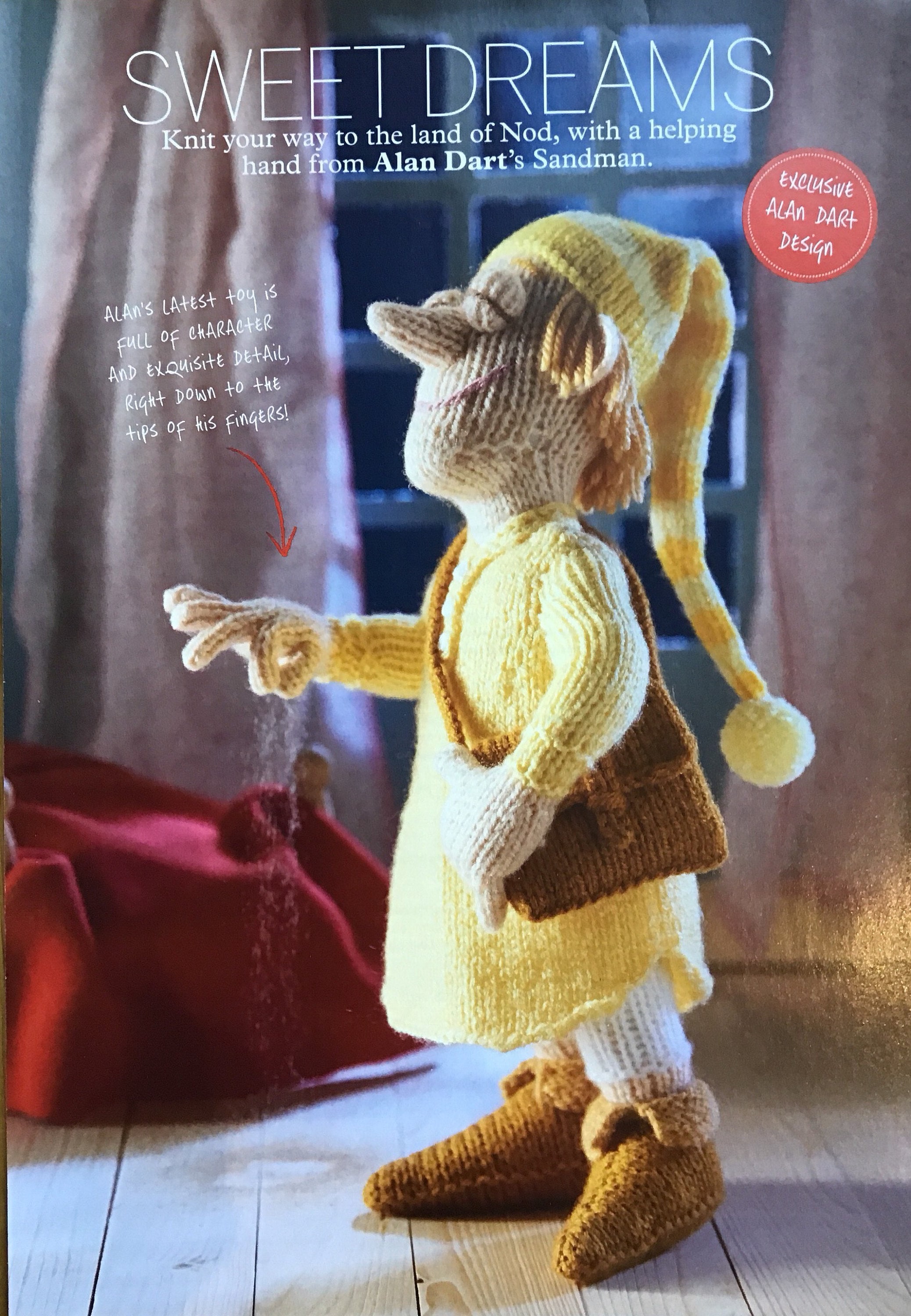 Alan Dart Knitting Pattern for Sweet Dreams Sandman Etsy UK