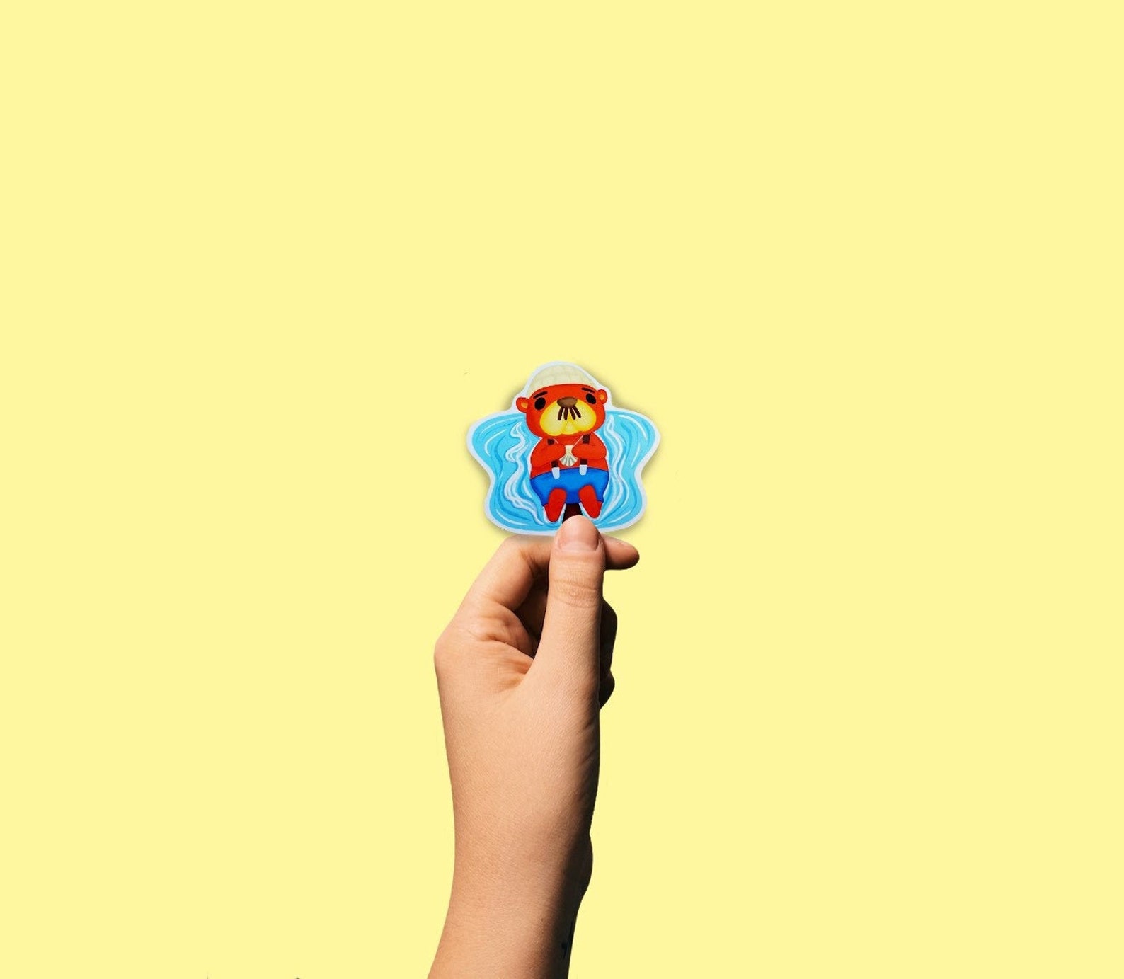 Animal Crossing New Horizons Pascal Otter Vinyl Sticker - Etsy