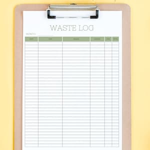 Food Waste Log Bar Waste Log Editable Restaurant Template 4 Etsy Food Waste Log Bar Waste Log Editable Restaurant Template 4 Etsy