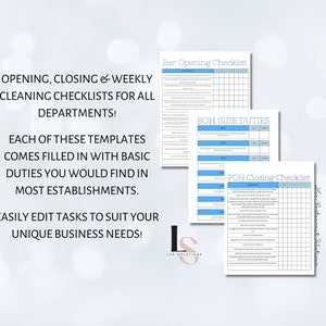 Restaurant Template Bundle, 30 Editable Restaurant & Bar Templates ...