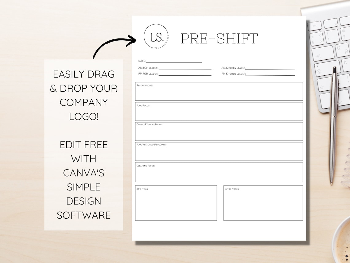pre-shift-for-restaurants-editable-pre-shift-template-etsy