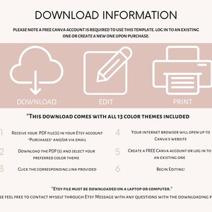 Recipe and Spec Templates for Restaurants, Editable Canva Templates, 13 ...