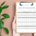 Daily Roster for Restaurants & Bars, Schedule Template for Restaurants ...