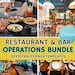 Restaurant Template Bundle, 30 Editable Restaurant & Bar Templates ...