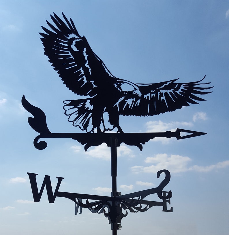 EXTRA LARGE Eagle Metal Weathervane Etsy