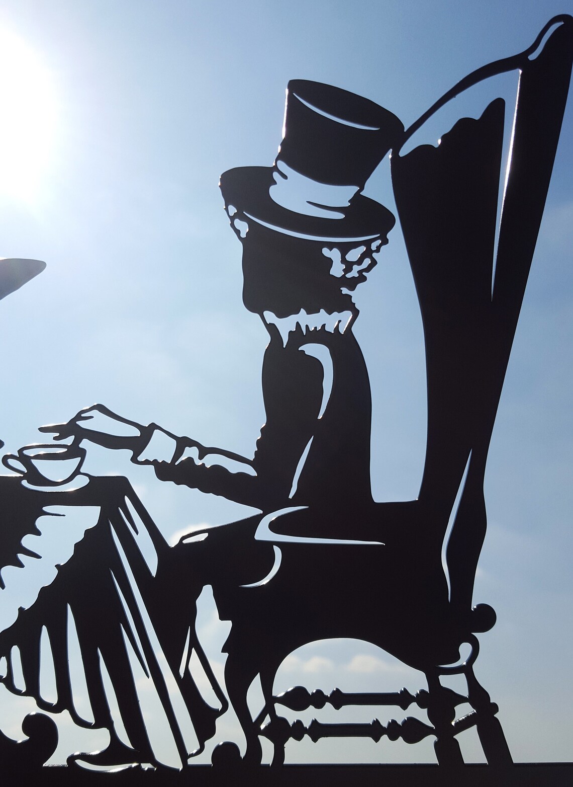 Alice in Wonderland Metal Weathervane Etsy