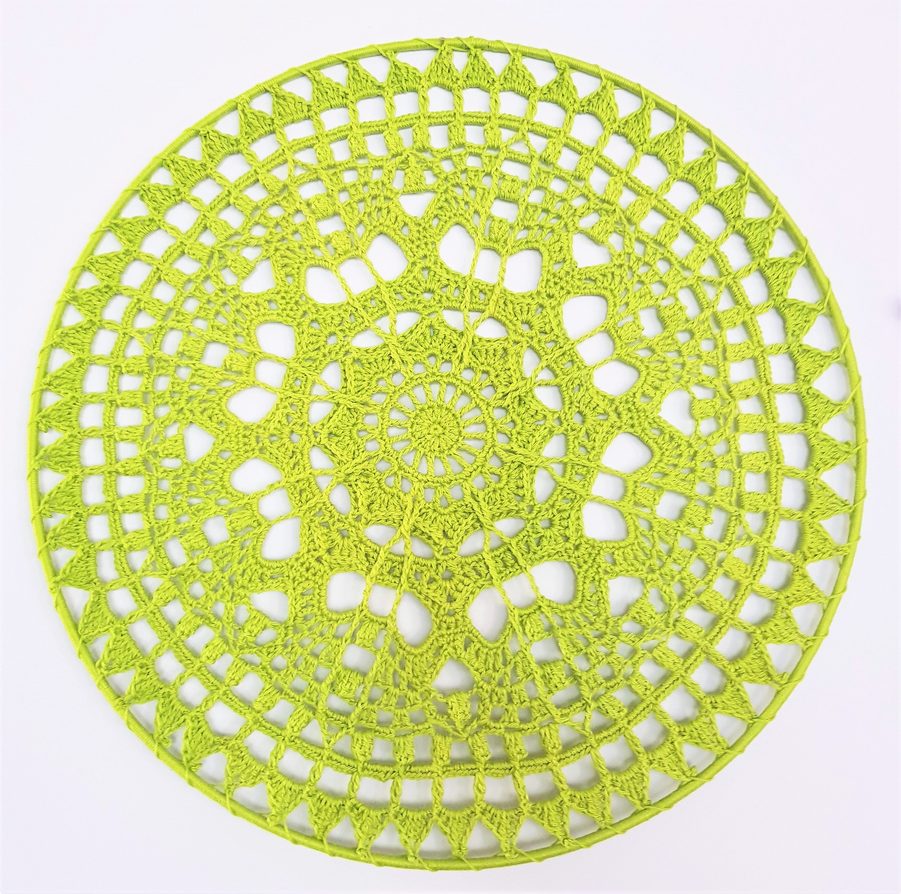 The Ferris Wheel Crochet Doily Wall Hanging Pattern Etsy Australia
