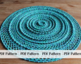 The Ripple Effect Mandala Crochet Pattern