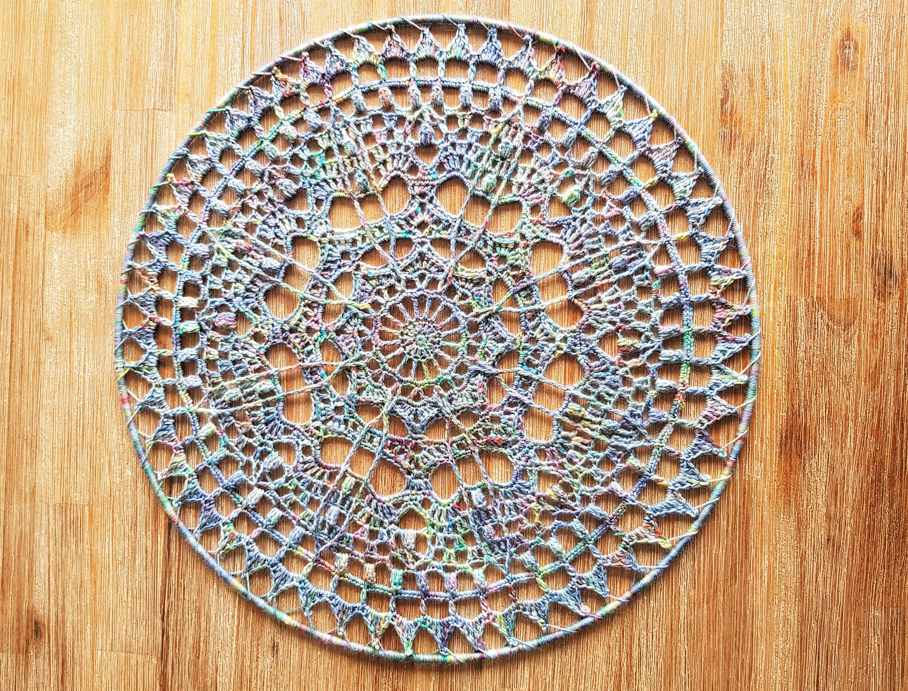 The Ferris Wheel Crochet Doily Wall Hanging Pattern Etsy Australia