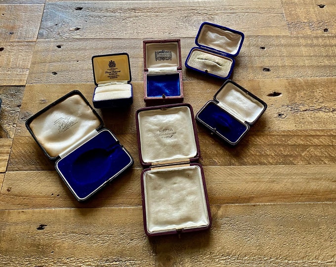 Collection of Antique Jewelry Boxes Vintage Jewellery Boxes. Etsy