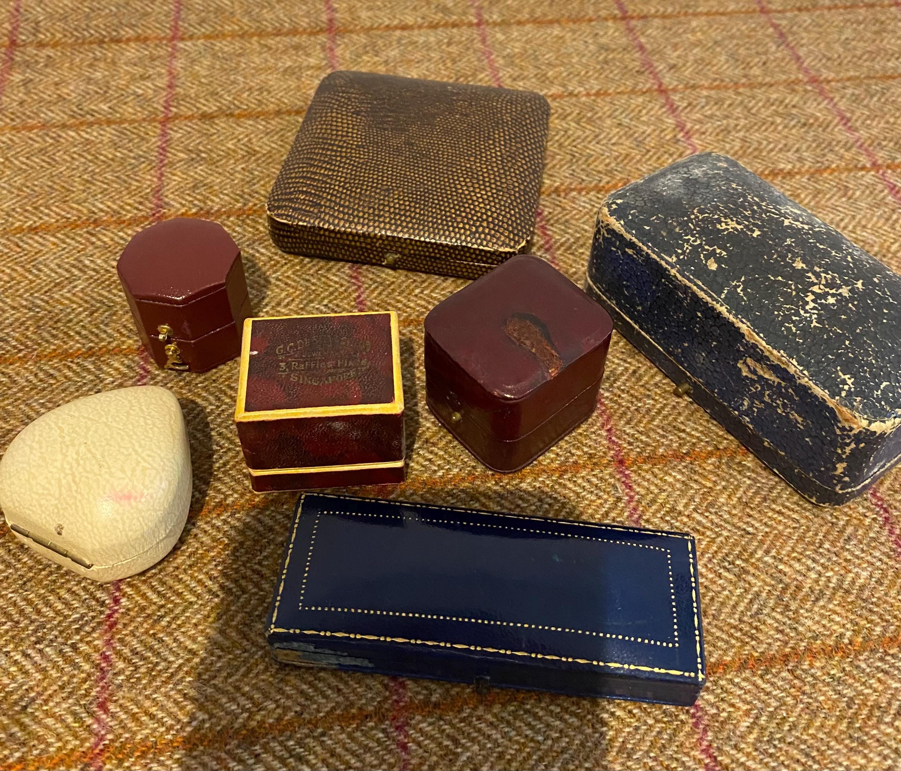 * vintage Jewelry box ✵ * 硝子の ジュエリーボックス vintage Jewelry box ✵ * 硝子の ジュエリーボックス - メルカリ