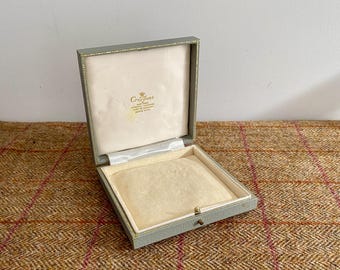 Small Vintage Jewelry Box. Antique Jewellery Box. H Samuel