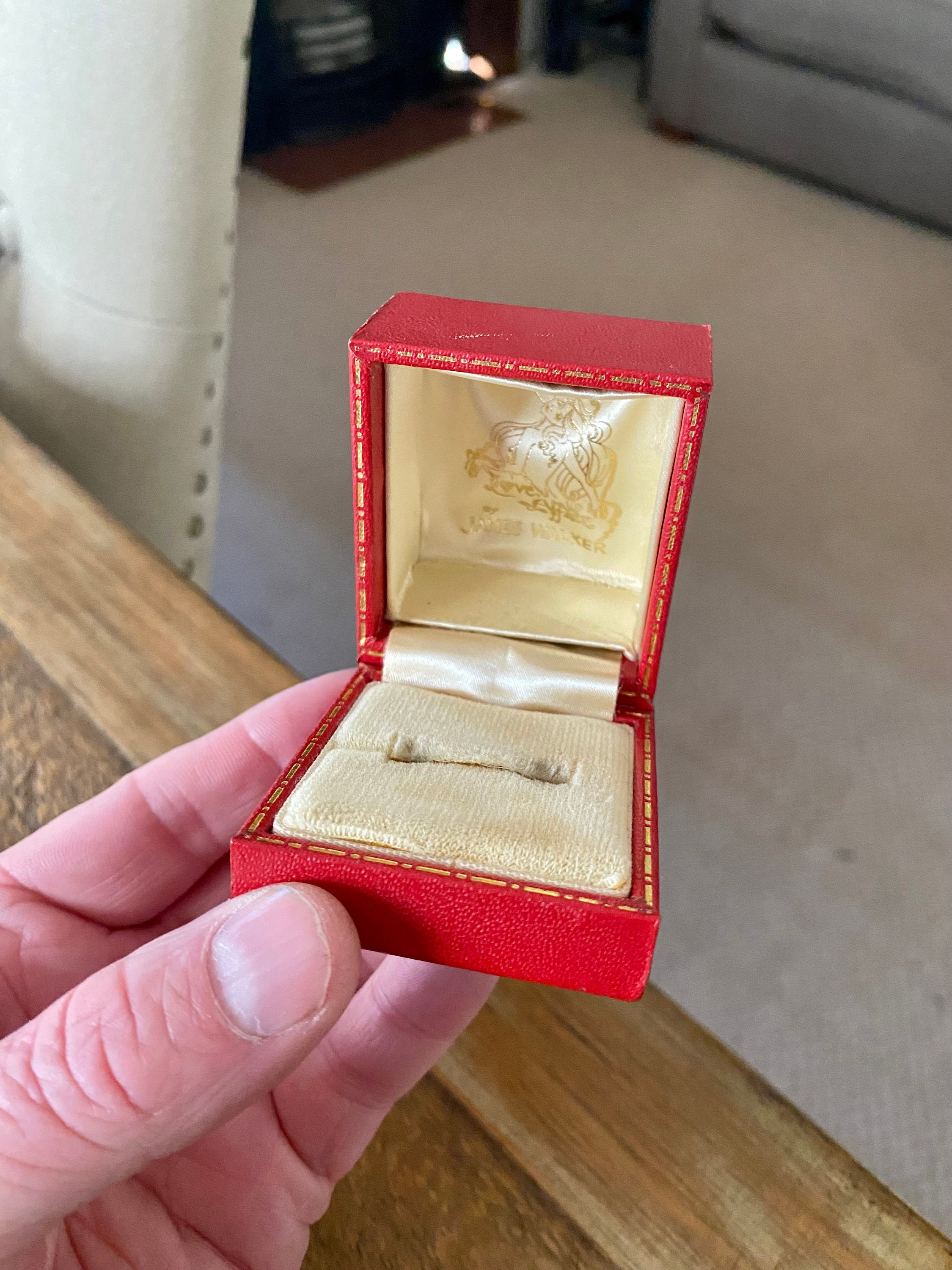 Vintage Ring Box. Vintage Jewellery Box. Antique Jewelry Box. Etsy