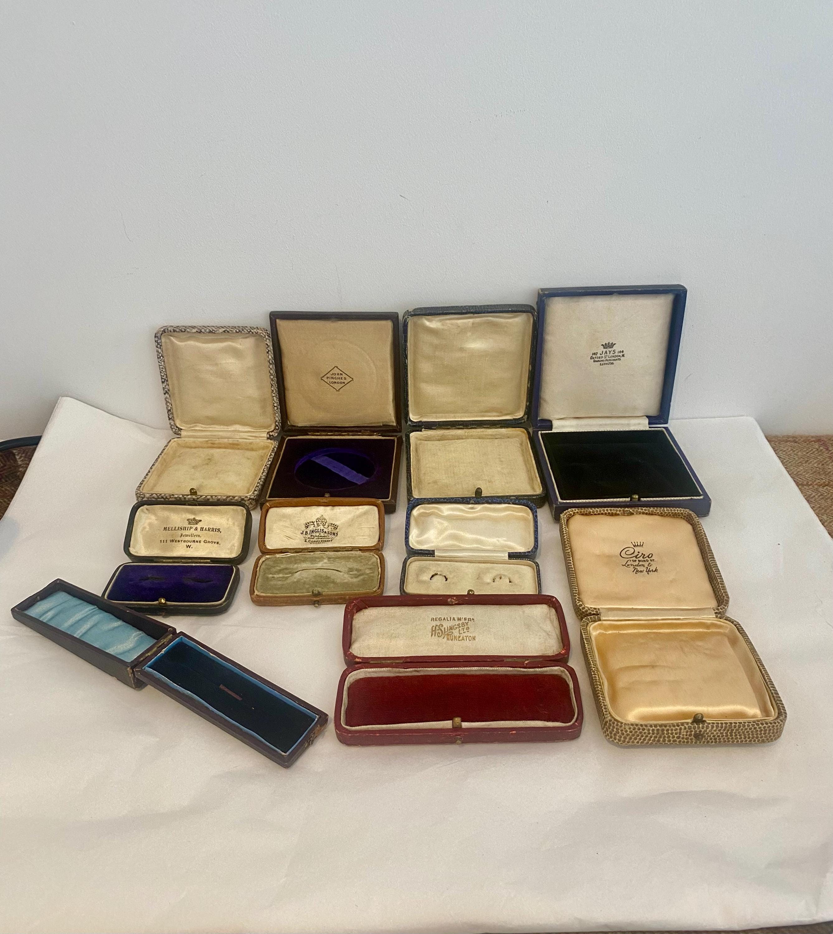 Vintage leather jewelry box - Etsy 日本