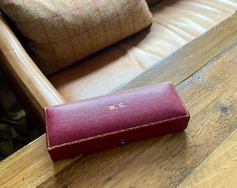 Antique Jewelry Box for Watch. Vintage Jewellery Box. Wristwatch Case. Garrard & Co Jewellers by Appointment to Her Majesty The Queen