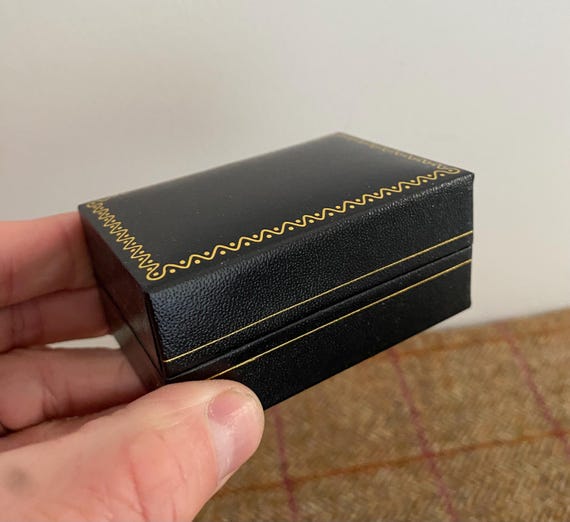 Double Ring box. Wedding Ring Box. Leatherette Cu… - image 8