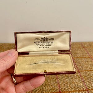 Wonderful Vintage Jewelry Box. Antique Jewellery Box. Vintage Brooch Box. Scottish Jewellers Shop Display case
