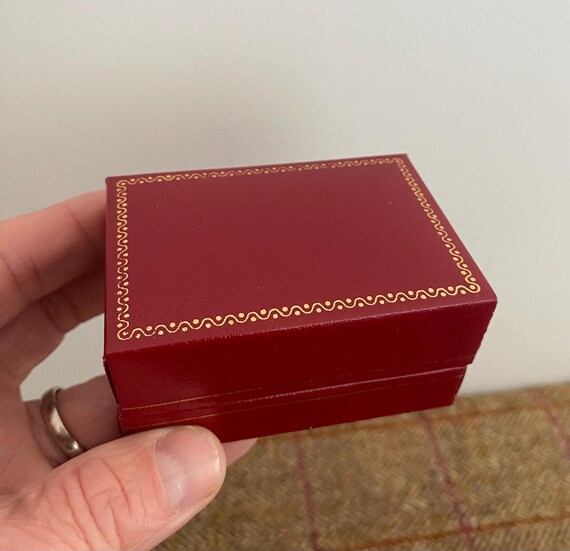 Double Ring box. Wedding Ring Box. Leatherette Cu… - image 6