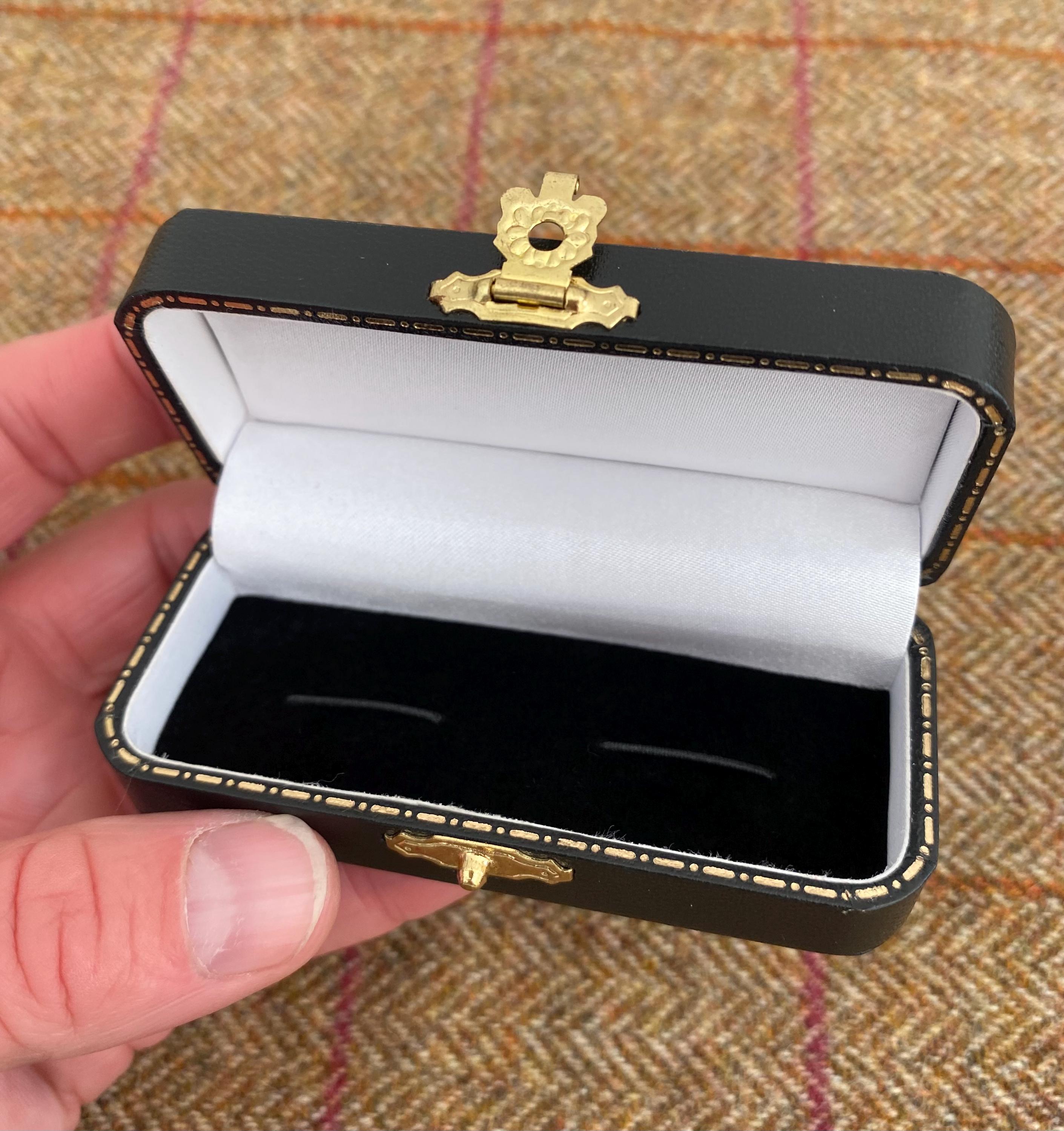 Scatola Per Gemelli In PU - Custodia Elegante Per Gioielli, Piccola E Portatile - Foto 8