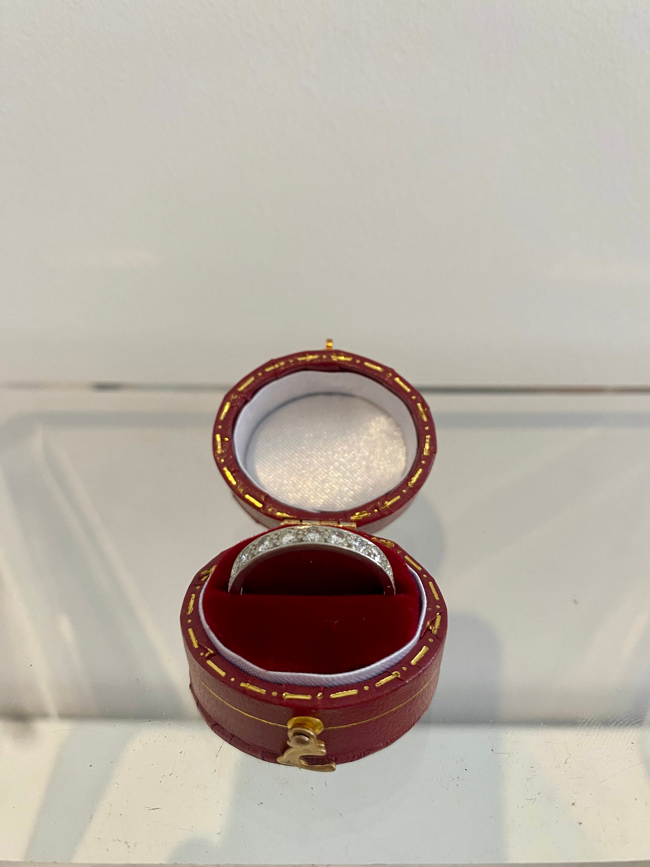 Victorian Style Ring Box. Vintage Style Jewellery Box. Box for