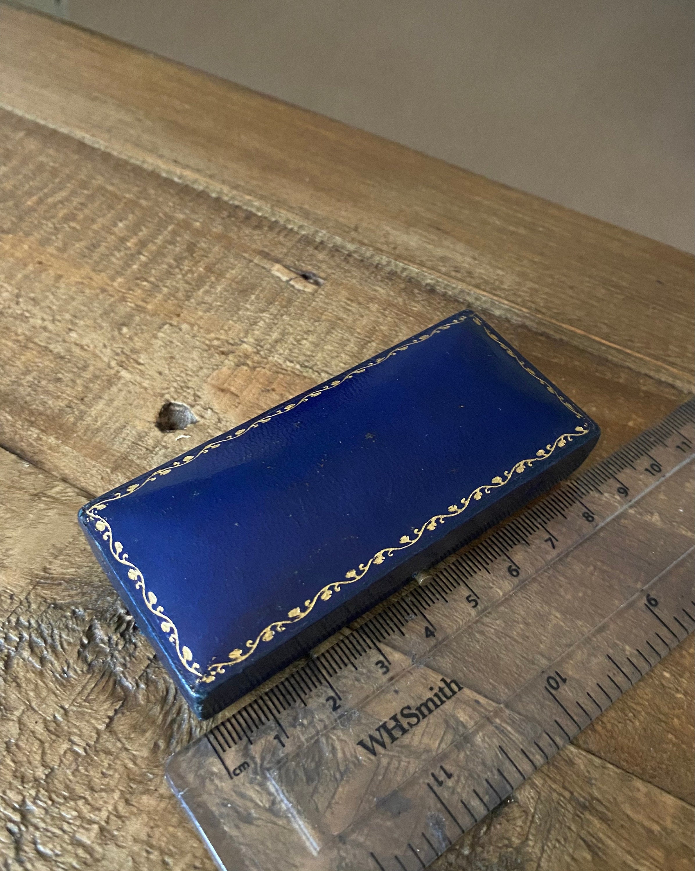 Quality Antique Leather Jewelry Box. Vintage Jewellery Box. Etsy