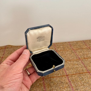 Vintage Jewellery Box. British Antique Jewelry Box. Old Jewelry Case. Manchester Jewellers Box