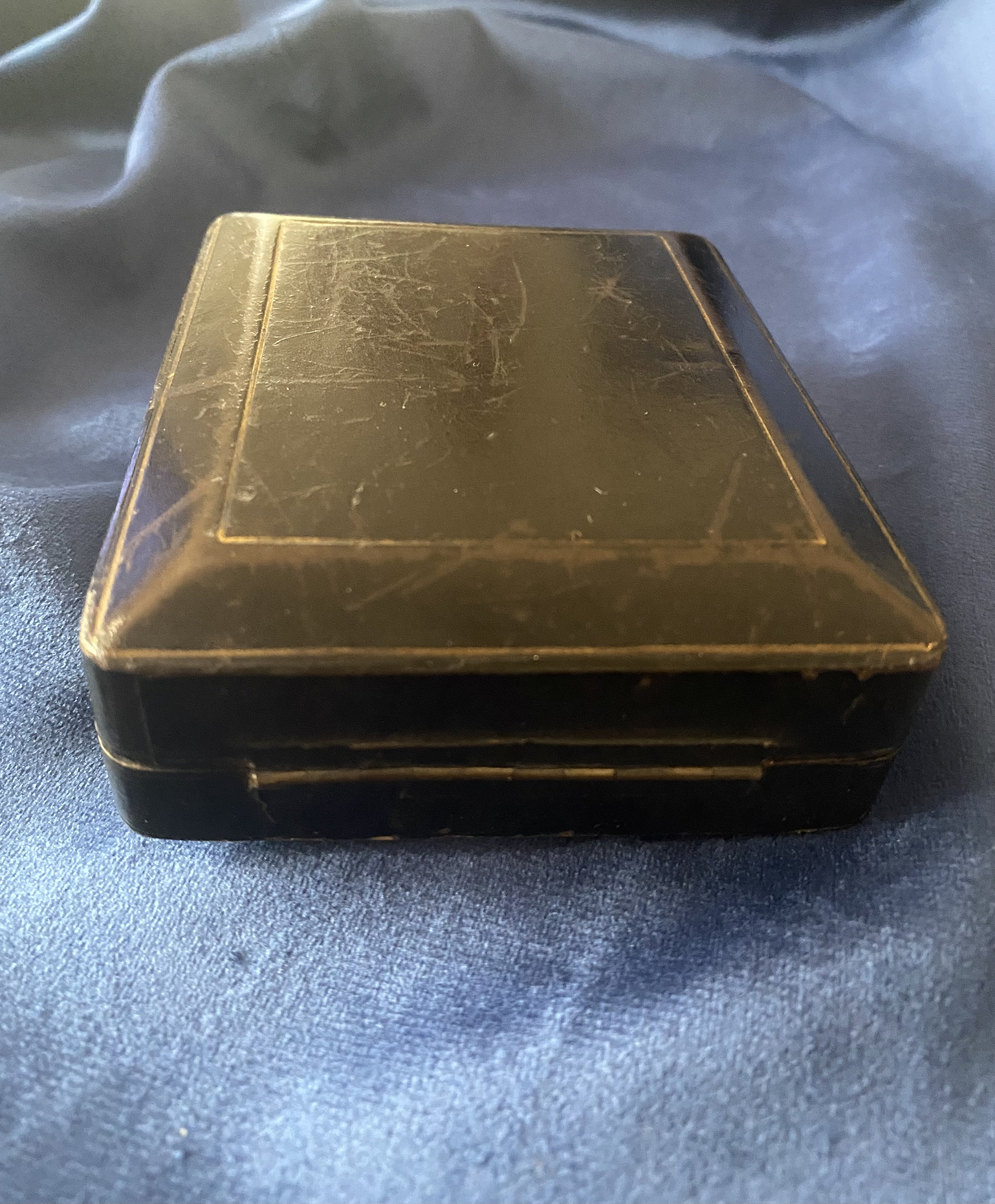 Tooled Leather Vintage Pocket Watch Box. Antique Jewelry Box. Etsy UK