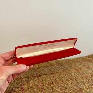 Velvet Vintage Jewellery Box for a Watch. Montine of Switzerland Watch Case.