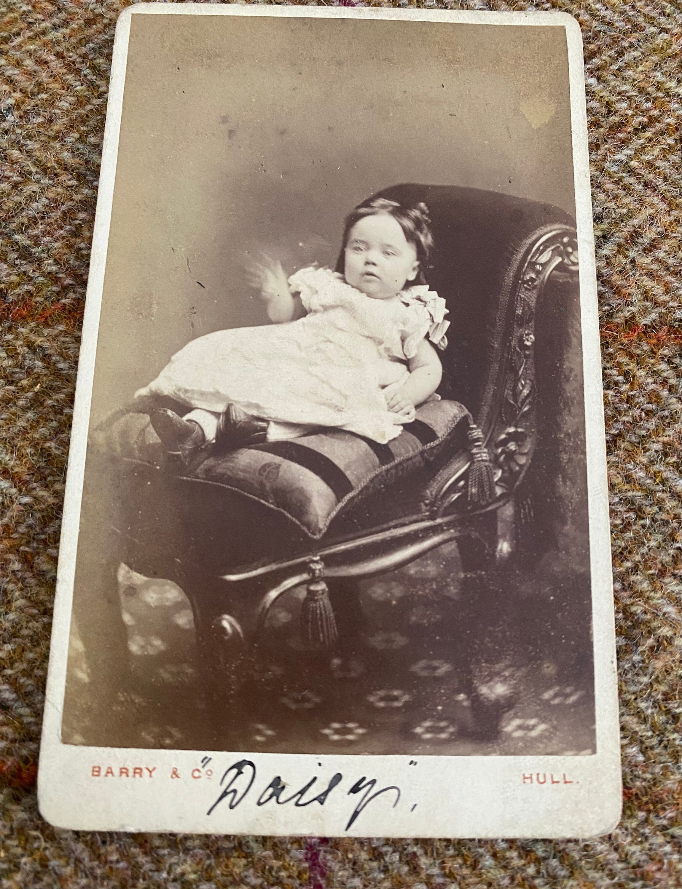 CDV Photo Ancienne Originale - Enfant Mode - Vers 1860 - Photographe Durand Lyon